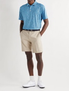 Peter Millar - Jackie Printed Tech-Jersey Golf Polo Shirt - Blue