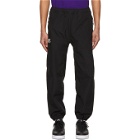 AAPE by A Bathing Ape Black Canvas One Point Lounge Pants
