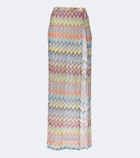 Missoni Zigzag lamé beach cover-up