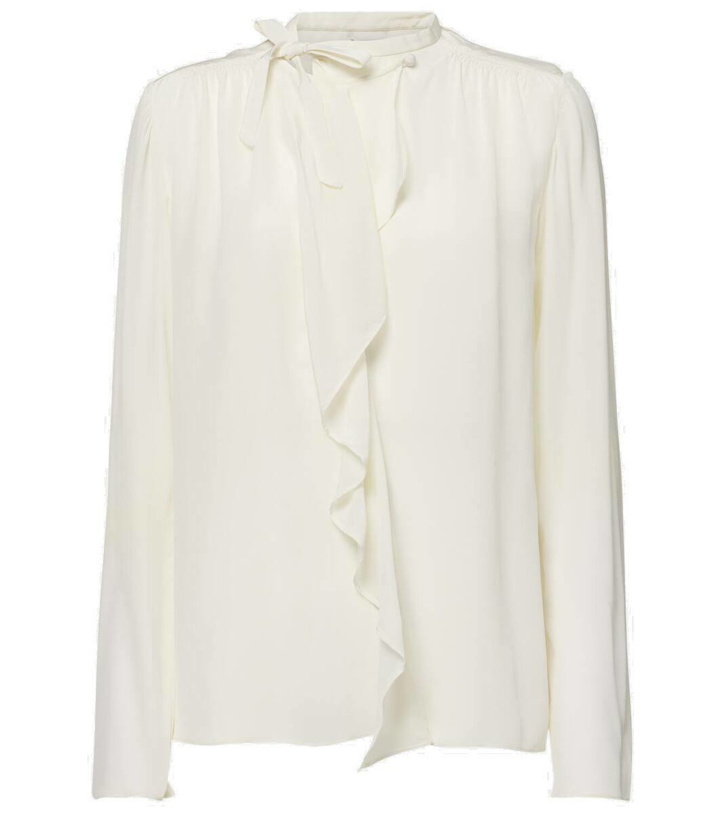 Photo: Isabel Marant Utah ruffled silk crêpe blouse