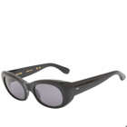 Ace & Tate Dilion Sunglasses in Recycled Black 