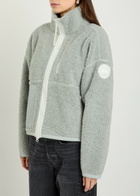 Canada Goose Simcoe Logo-appliquéd Fleece Jacket Grey