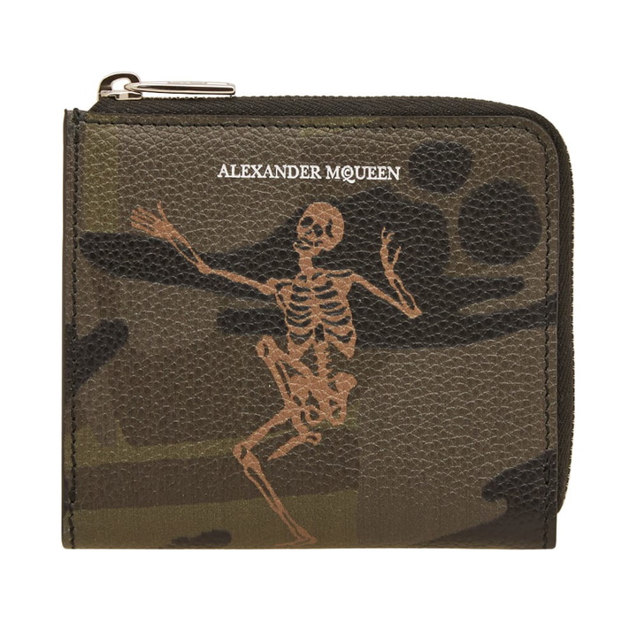 Photo: Alexander McQueen Camo Zip Coin Purse