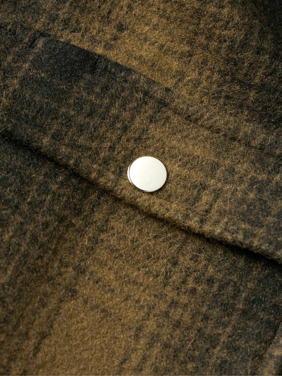 Randy's Garments - Station Corduroy-Trimmed Wool-Blend Jacket - Brown