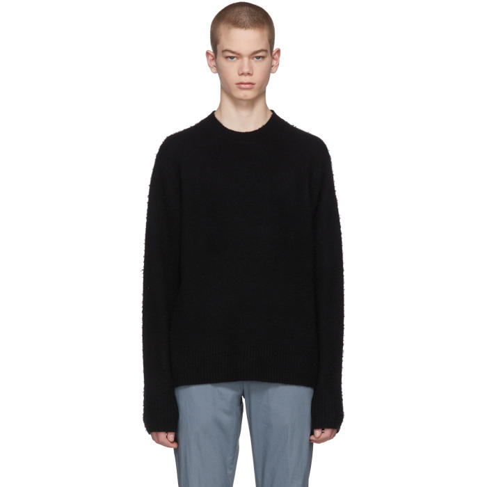 Photo: Acne Studios Black Peele Crewneck Sweater