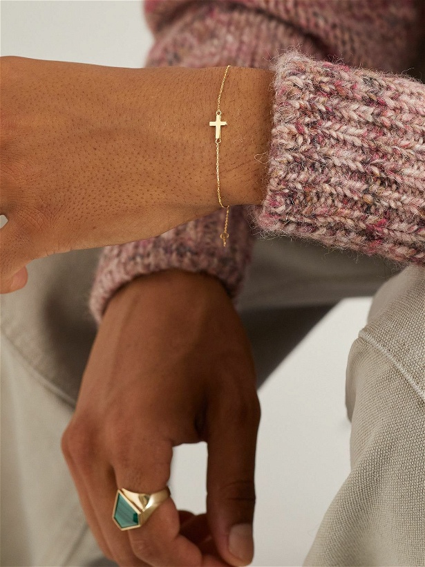 Photo: Mateo - Mini Cross Gold Bracelet