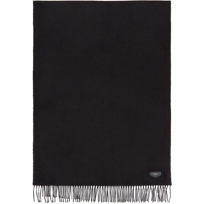 Photo: Givenchy Black Antigona Logo Scarf