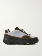 Diemme - Rayon Vert Grappa Hiker Suede-Trimmed Nylon Sneakers - Gray