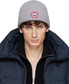 Canada Goose Gray Rib Beanie