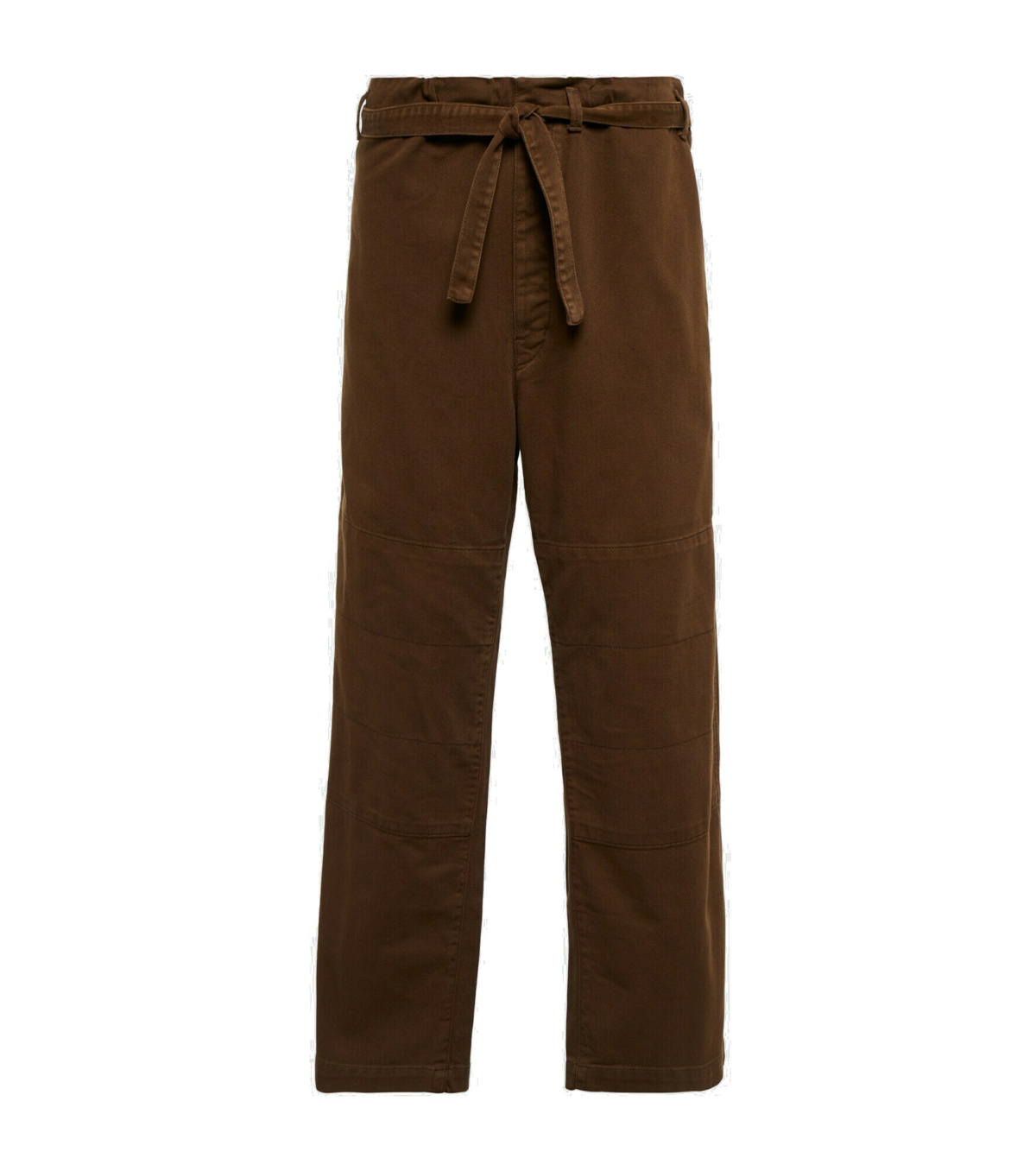 Lemaire - Belted wide-leg cotton pants Lemaire