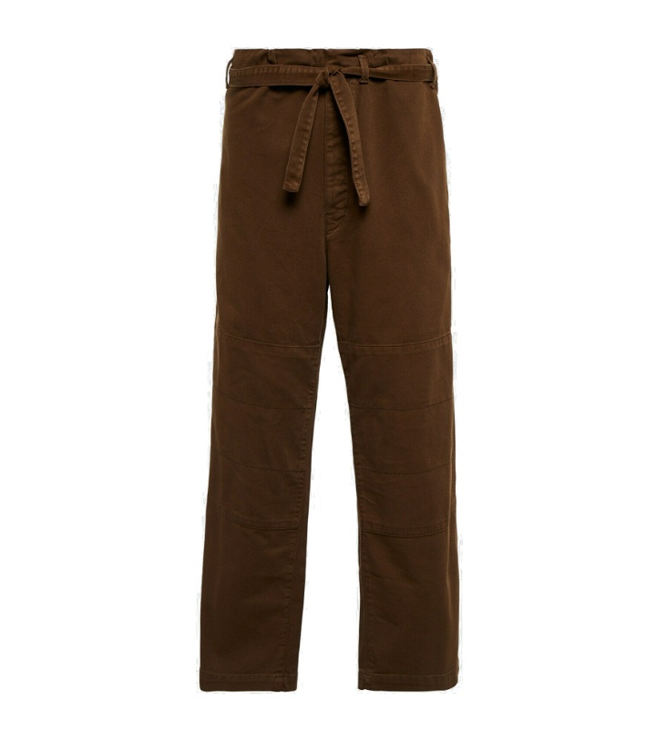 Photo: Lemaire - Belted wide-leg cotton pants