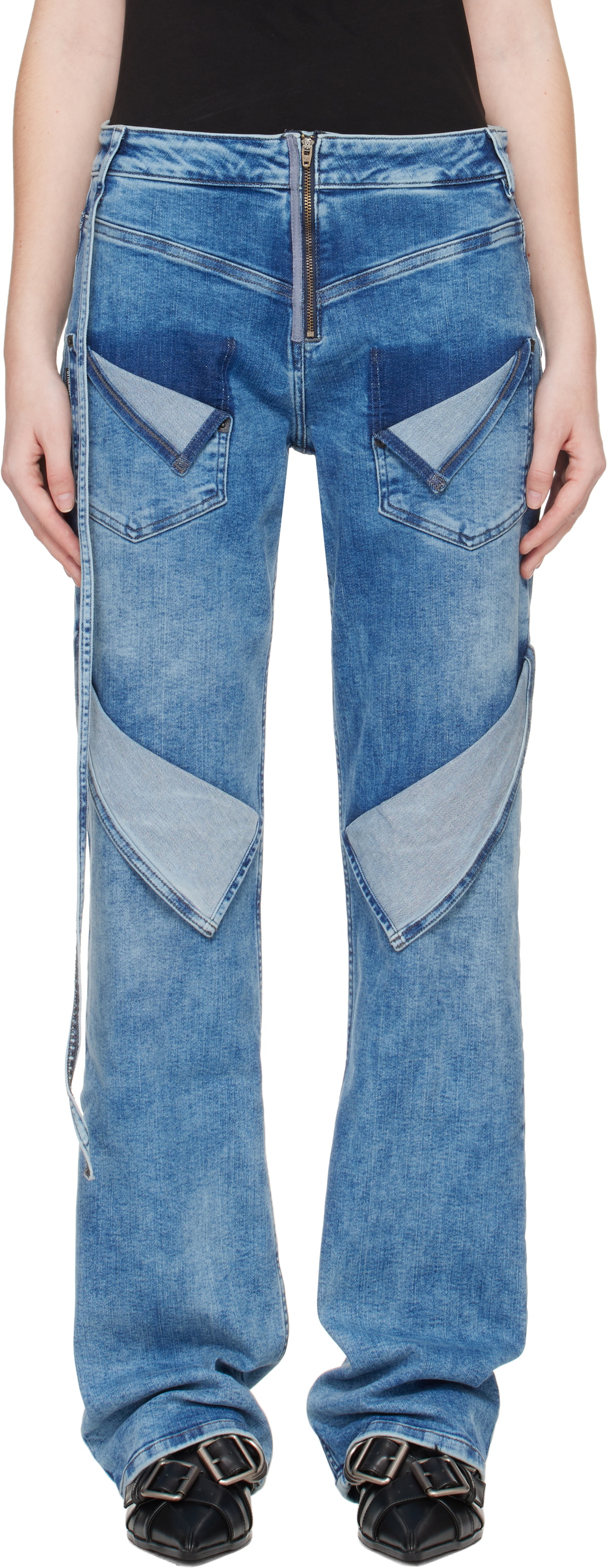 Ottolinger Blue Loose Fit Jeans