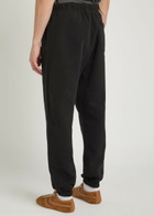 Saint Mxxxxxx Logo-print Cotton Sweatpants Black