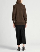 Malo Womens Turtleneck Dark in Brown