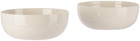 Kelly Wearstler Off-White Serax Edition Zuma Medium Bowl Set