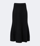 Simkhai Kasey wool midi skirt