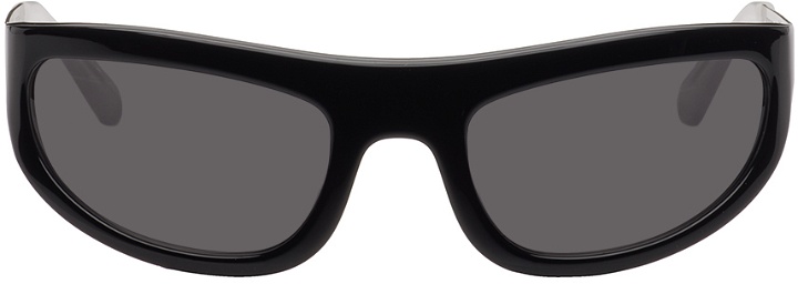Photo: A BETTER FEELING Black & Silver Corten Sunglasses