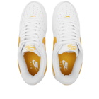 Nike Men's Air Force 1 Low Retro QS Sneakers in White/University Gold/Gum Yellow