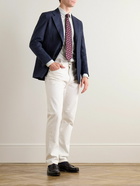 Drake's - Linen Blazer - Blue