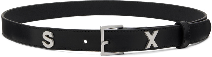 Photo: Martine Rose Black 'Sex' Leather Belt