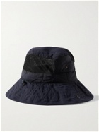 NICHOLAS DALEY - Lavenham Waxed Cotton and Mesh Bucket Hat