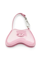 Diesel Glossy bag charm with mirror - Charms and Keyrings Womens in Pink
