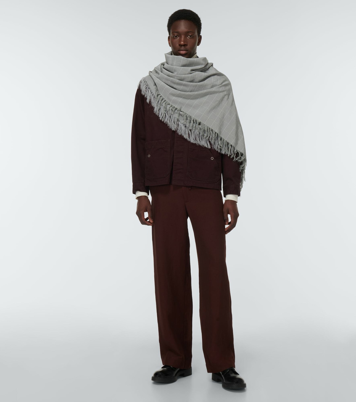 Undercover - Checked scarf