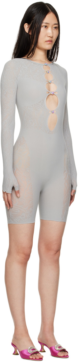 Poster Girl Gray Jetta Jumpsuit