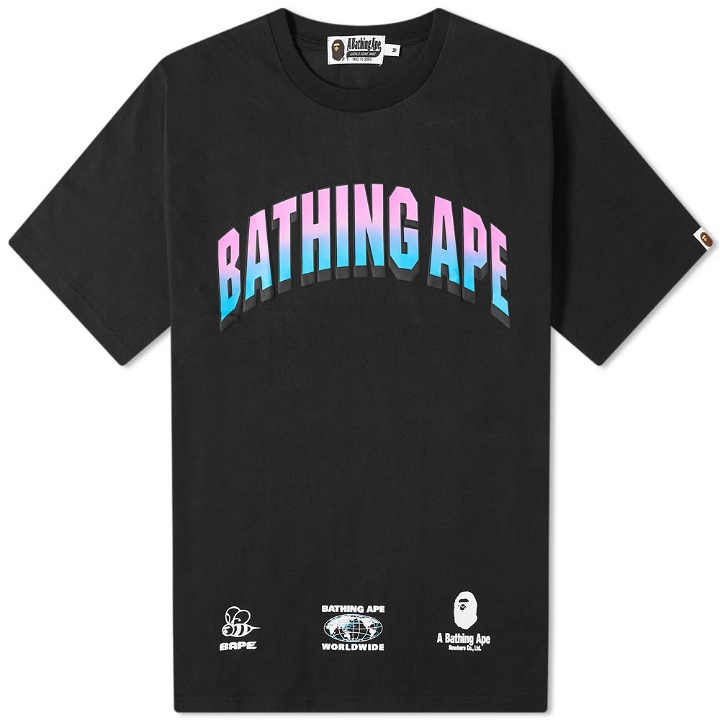 Photo: A Bathing Ape Gradient College Relaxed Tee