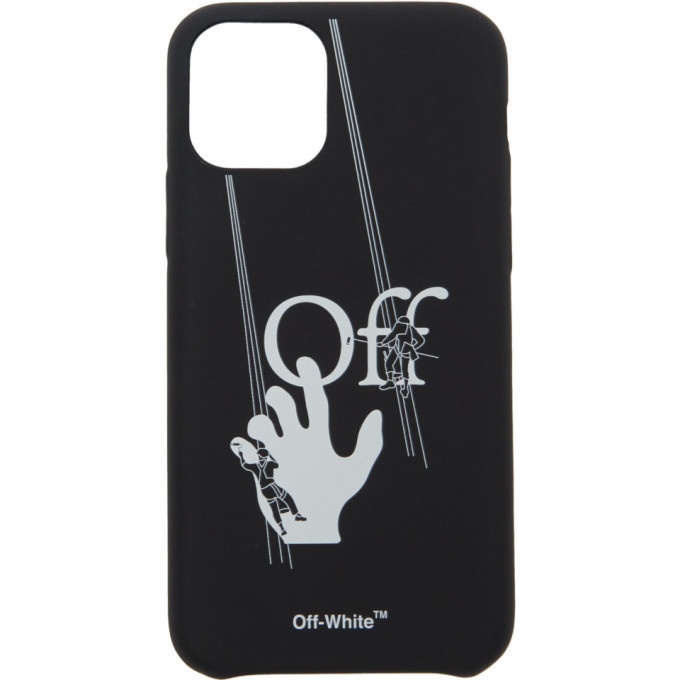 Photo: Off-White Black Hand Paint iPhone 11 Pro Case