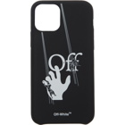 Off-White Black Hand Paint iPhone 11 Pro Case