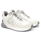 Balmain - B-Trail Leather and Mesh Sneakers - White