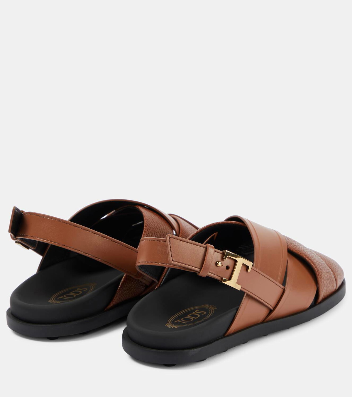 【TOD’S】LEATHER SANDALS TOD'S Leather sandals | NET-A-PORTER
