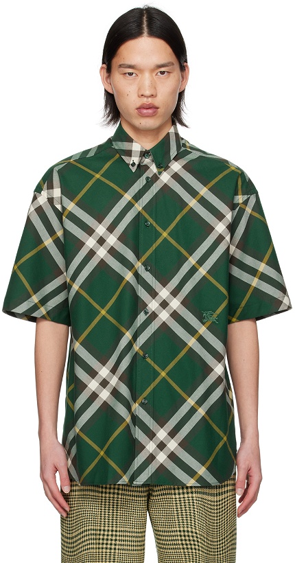 Photo: Burberry Green Check Shirt