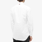 Thom Browne Men's 4 Bar Button Down Oxford Shirt in White