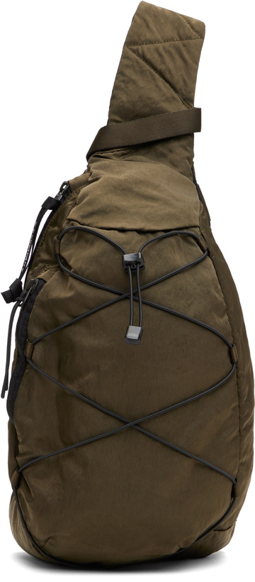 Photo: C.P. Company Green Nylon B Crossbody Backpack