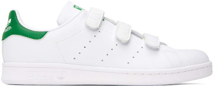 Photo: adidas Originals White & Green Stan Smith Sneakers
