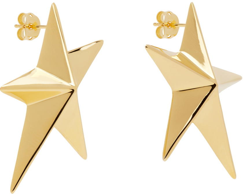 Mugler Gold Armor Earrings
