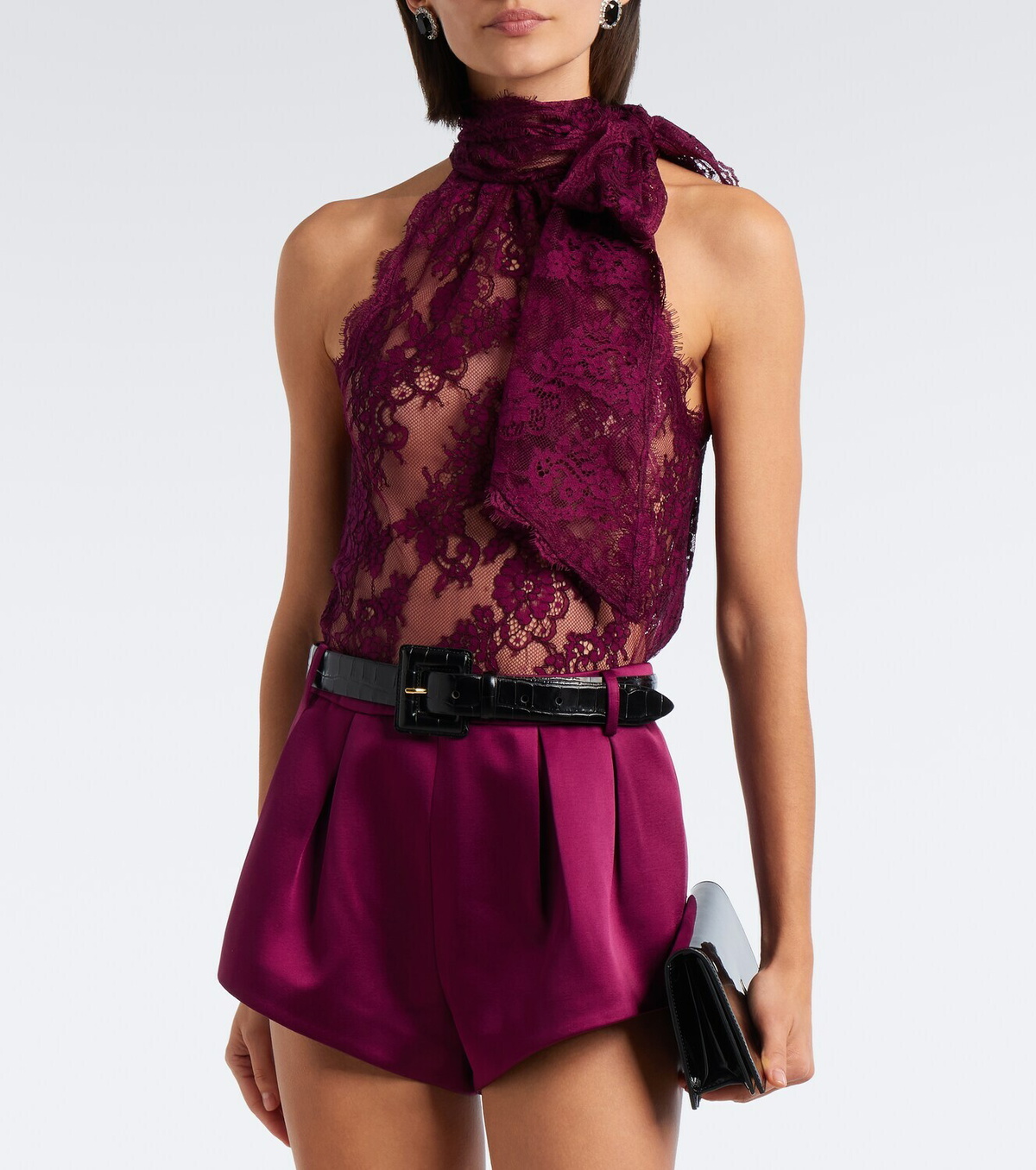 Retrofête Colton satin shorts