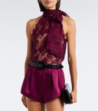 Retrofête Colton satin shorts