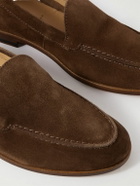 Drake's - Henri Summer Suede Loafers - Brown
