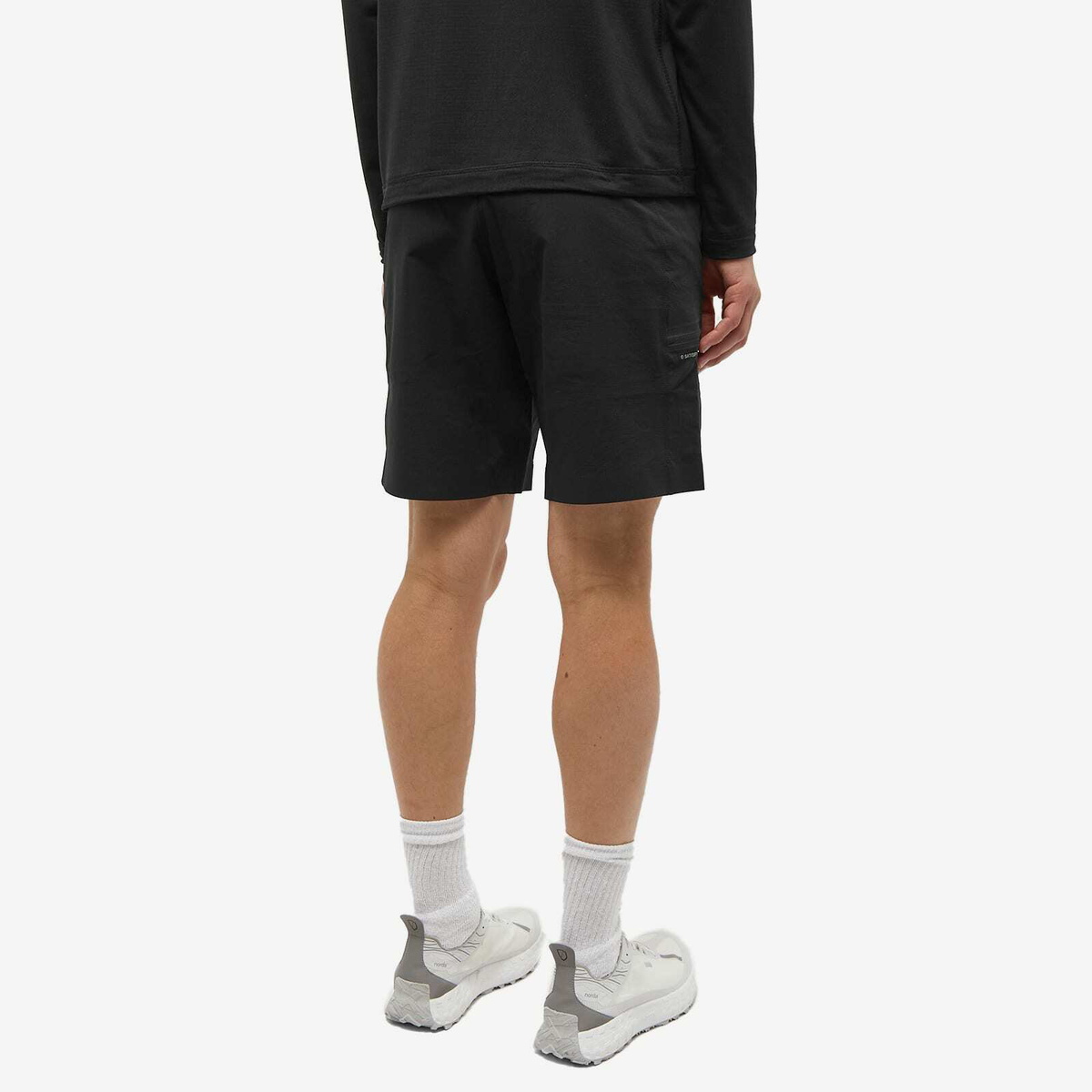 Satisfy Men's PeaceShell Solotex Shorts in Black Satisfy