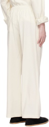 FORMA Off-White Elasticized Trousers