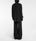 The Row Sisella silk and wool shirt