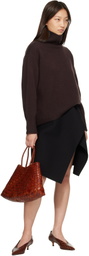 Dragon Diffusion Brown Santa Croce Small Tote