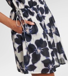 Velvet Hazel floral cotton voile minidress