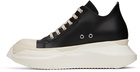 Rick Owens Drkshdw Black Abstract Sneakers