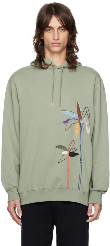 Photo: Paul Smith Green Embroidered Hoodie