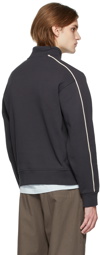 Jacquemus Navy 'Le Sweatshirt Linha' Zip-Up Sweatshirt