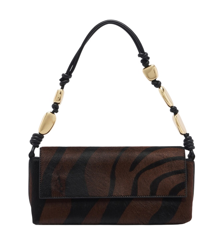 Photo: Simkhai Piedra printed calf hair shoulder bag